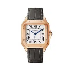 Cartier WGSA0028 Santos de Cartier Opaline Dial Watch