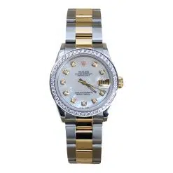 Rolex 68273 31mm Aftermarket Dial, Bezel, Bracelet Two-Tone Watch