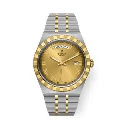 Tudor Royal M28603-0004 41mm Champagne Dial Steel with Gold Bracelet Watch