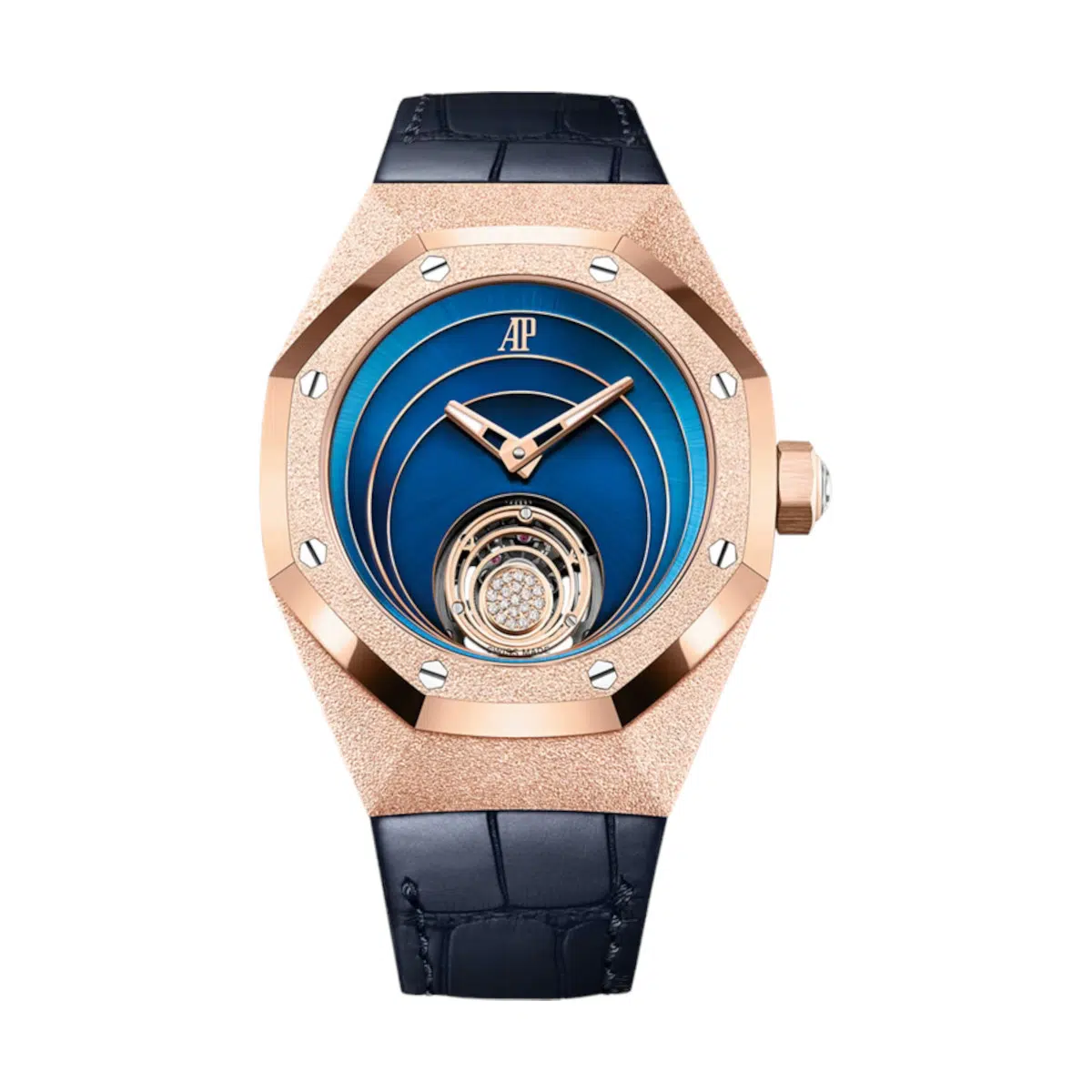 Audemars Piguet 26630OR.GG.D326CR.01 Royal Oak Concept Blue Dial Blue Alligator Strap