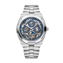 Vacheron Constantin 4300V/220G-B946 Overseas Perpetual Calendar Skeleton Dial White Gold