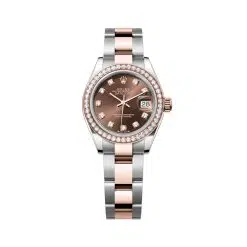 Rolex Lady-Datejust 279381RBR-0012 Chocolate Diamond Dial Oyster Bracelet