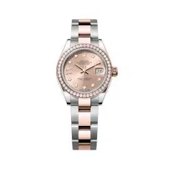 Rolex Lady-Datejust 279381RBR-0028 Rosé Diamond Dial Oyster Bracelet