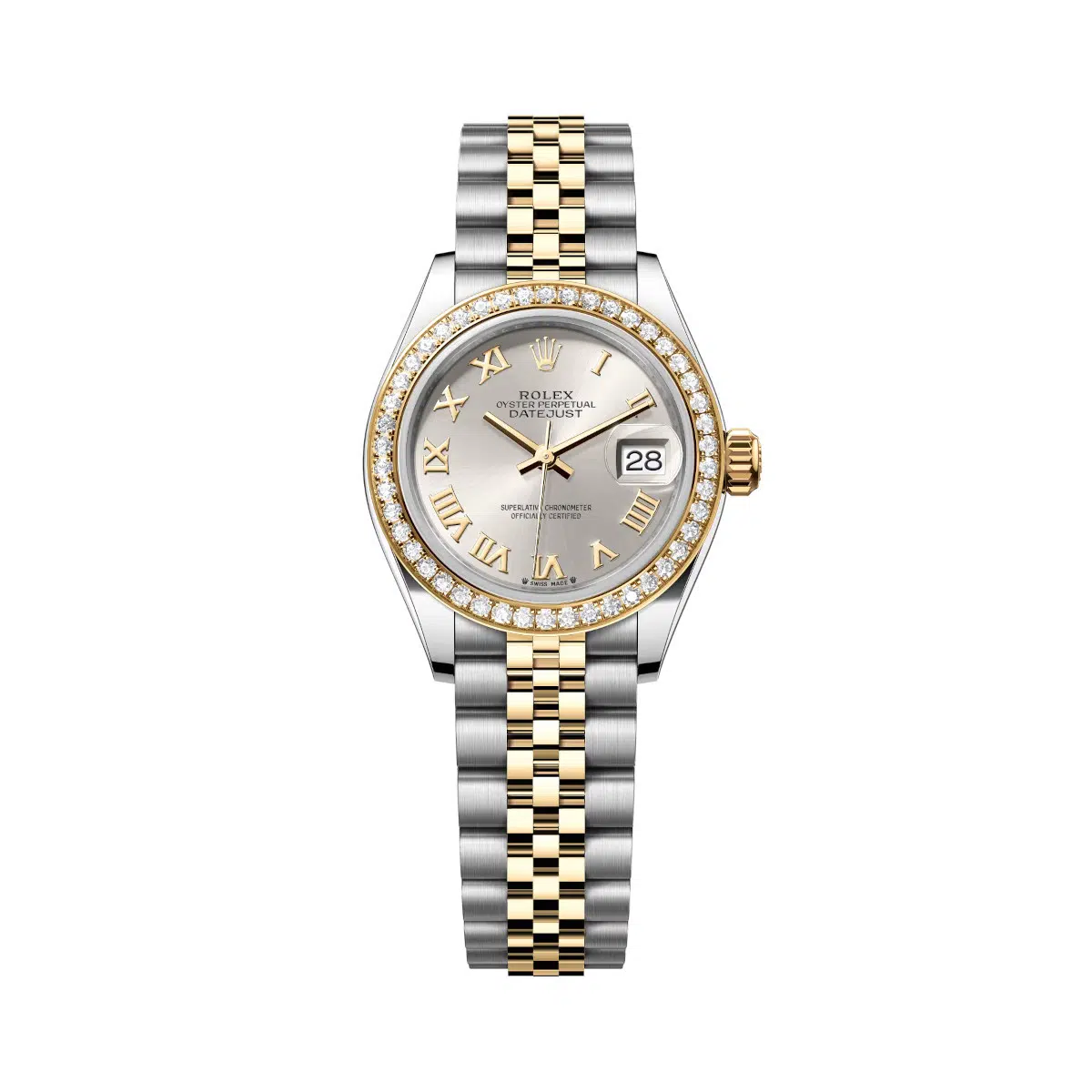 Rolex Lady-Datejust 279383RBR-0005 Champagne Dial Yellow Rolesor Jubilee Bracelet