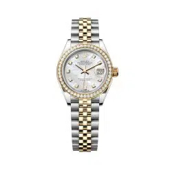 Rolex Lady-Datejust 279383RBR-0019 Mother-of-Pearl Diamond Dial Yellow Rolesor Jubilee Bracelet