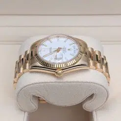 Alternative view of Rolex Day-Date 118238 White Dial 18K Yellow Gold President 36mm Watch