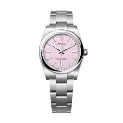 Rolex Oyster Perpetual 34 124200-0009 Pink Dial Oystersteel Oyster Bracelet