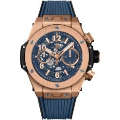 Hublot Big Bang Unico 44mm Blue Skeleton Dial 18kt Rose Gold HUB1280 421.OX.5180.RX