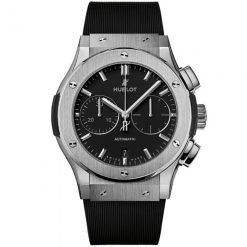 Hublot Classic Fusion 45mm Titanium Chronograph Black Dial HUB1143 521.NX.1171.RX