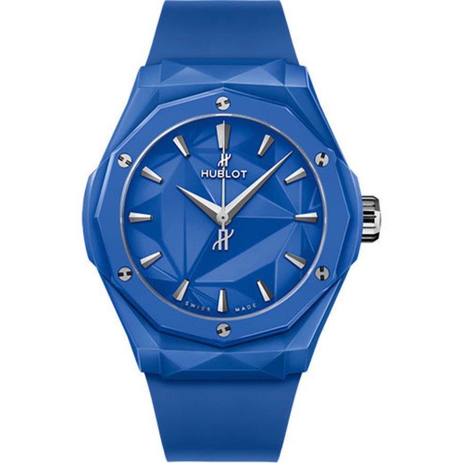 Hublot Classic Fusion Blue Ceramic 40mm Automatic Watch HUB1100 550.ES.5100.RX