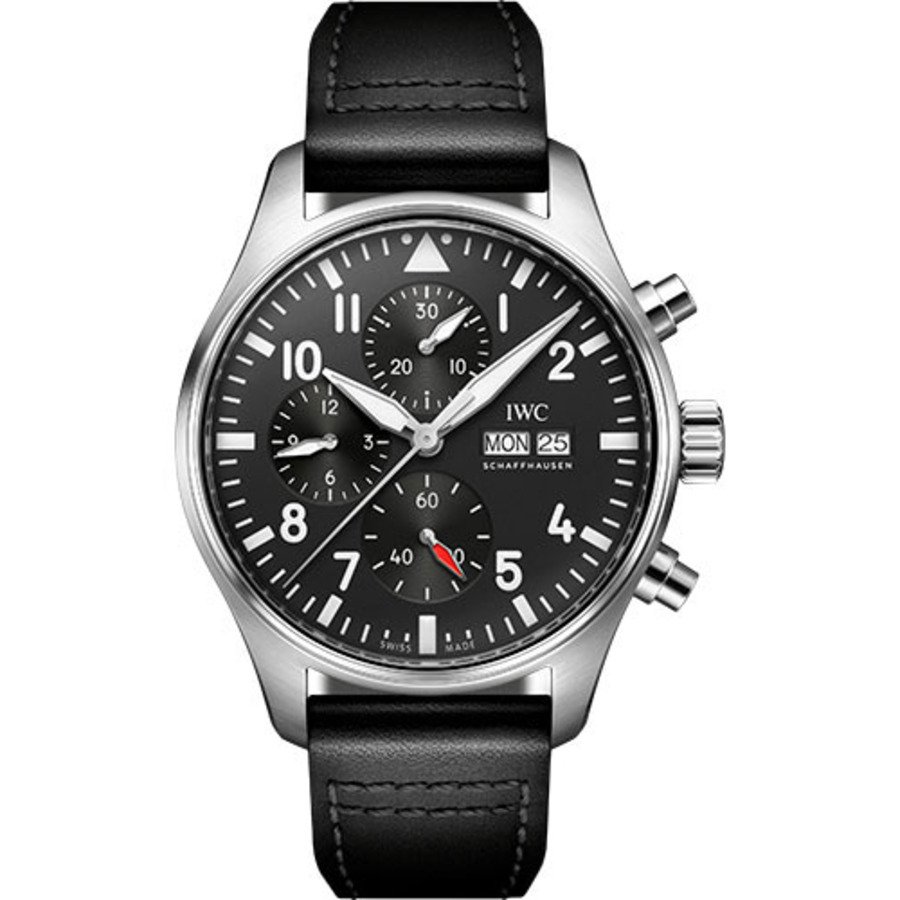 IWC Pilot Chronograph IW378001 - 43mm Black Dial Stainless Steel
