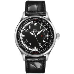 IWC Pilot Worldtimer IW326201 45mm Black Dial Stainless Steel