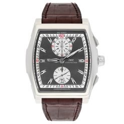 IWC Da Vinci Chronograph IW3764-01 43mm Grey Dial White Gold