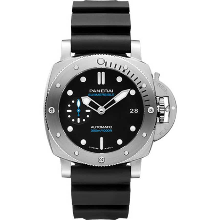 Panerai Luminor Submersible 42mm Black Dial Stainless Steel Watch PAM02973