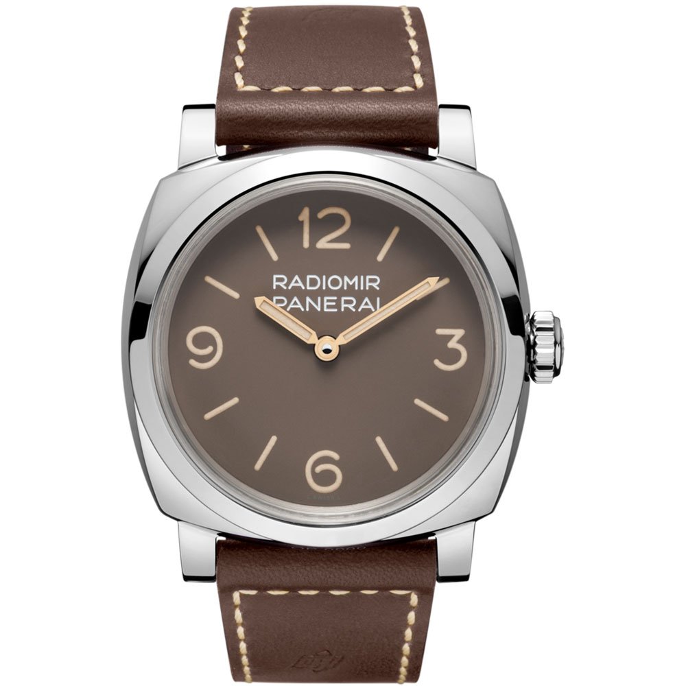 Panerai Radiomir 1940 PAM00662 47mm Brown Dial Steel Watch