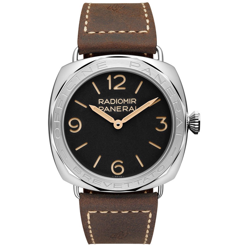 Panerai Radiomir PAM00685 47mm Black Dial Leather Watch