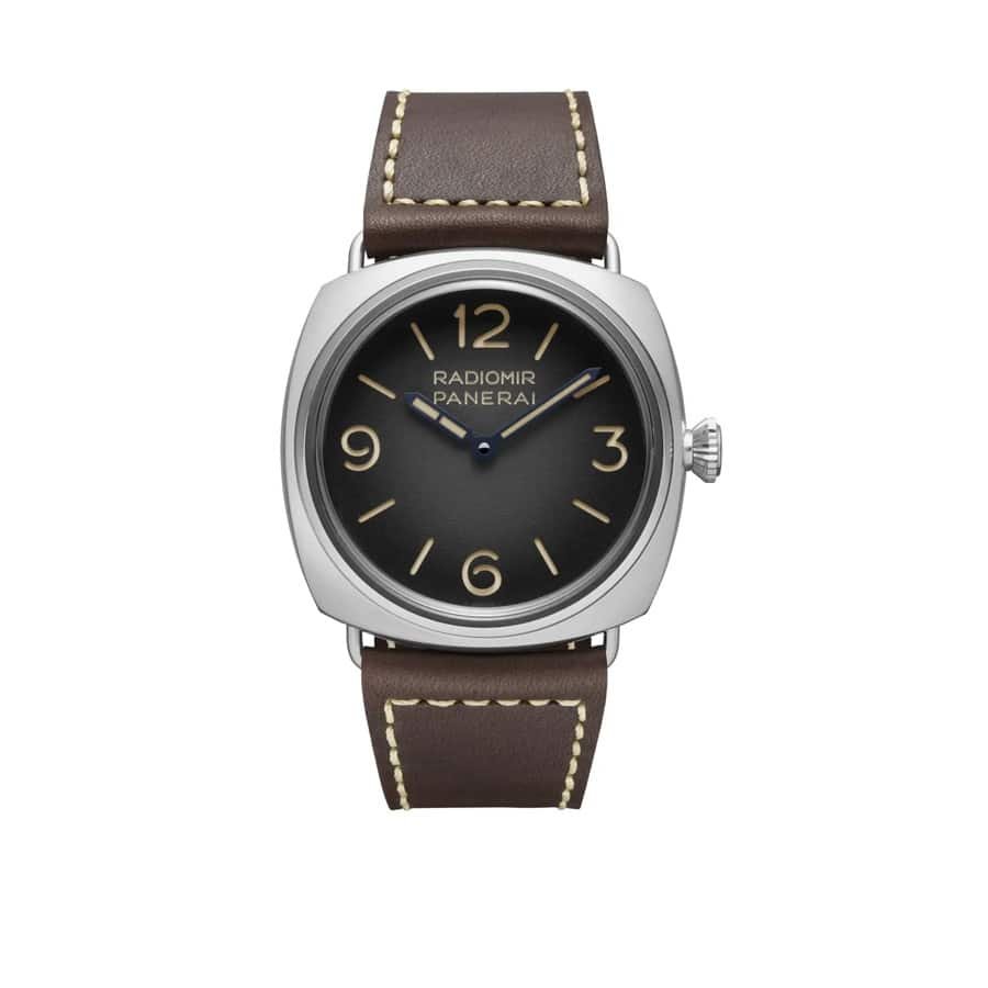 Panerai Radiomir PAM01334 45mm Grey Dial Leather Watch