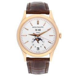 Patek Philippe Annual Calendar 5396R-011 Rose Gold Silver Dial