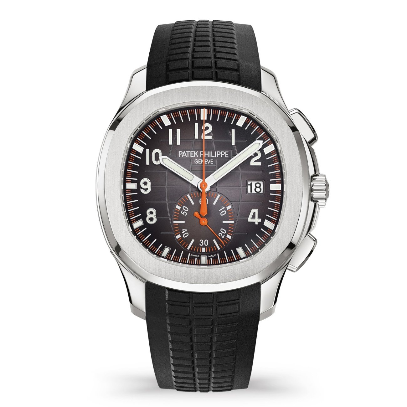 Patek Philippe Aquanaut 5968A-001 Black Chronograph Steel Watch