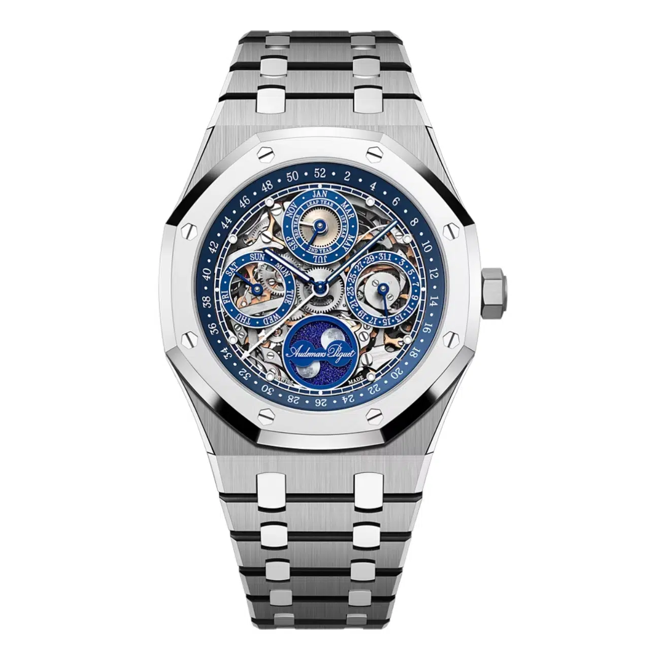 Audemars Piguet Royal Oak 26585XT 41MM Skeleton Perpetual Calendar