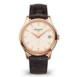 Patek Philippe Calatrava 5227R-001 Rose Gold Ivory Dial Watch