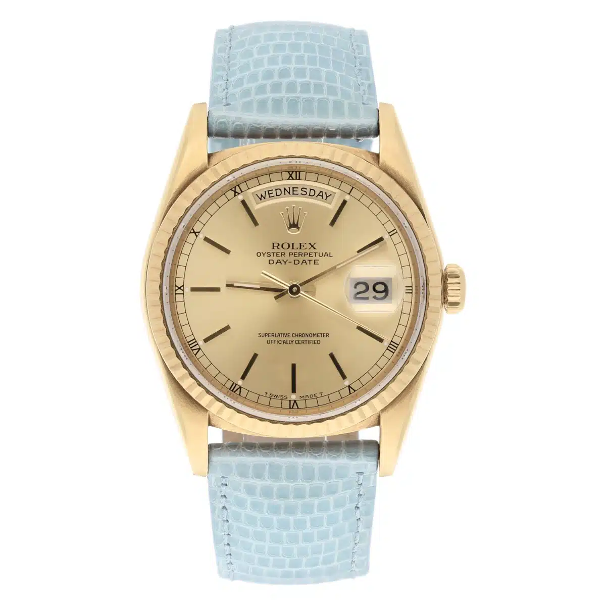 Rolex Day-Date 18238 36mm 18K Yellow Gold Champagne Dial