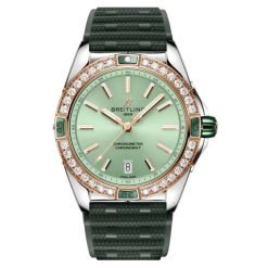 Breitling Super Chronomat U17356531L1S1 38MM Green Dial