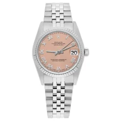 Rolex Datejust 68274 31MM Salmon Dial Stainless Steel