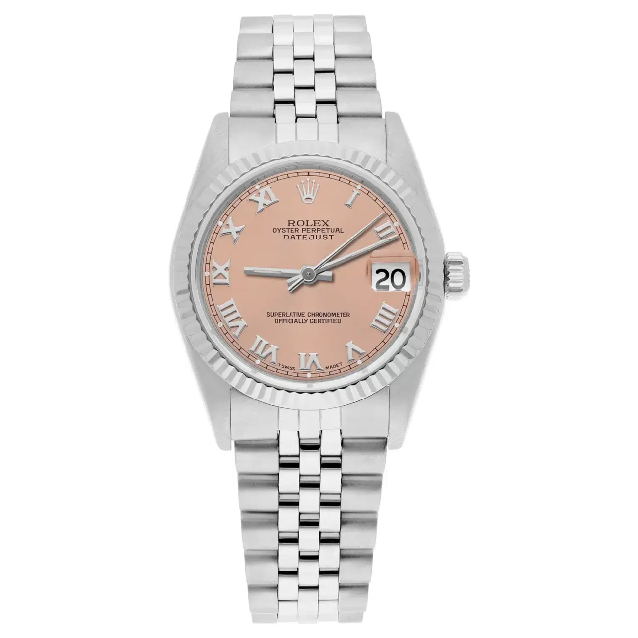 Rolex Datejust 68274 31MM Salmon Dial Stainless Steel