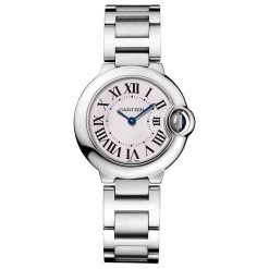 Cartier Ballon Bleu WSBB0067 28MM Silver Steel Watch