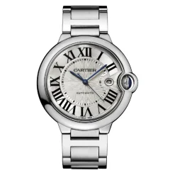 Cartier Ballon Bleu WSBB0049 42MM Silver Dial Stainless Steel Watch