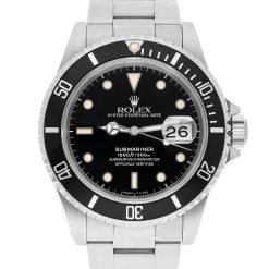 Rolex Submariner Date 16610 40MM Black Dial Stainless Steel
