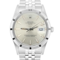 Rolex Date 15010 34MM Silver Dial Stainless Steel