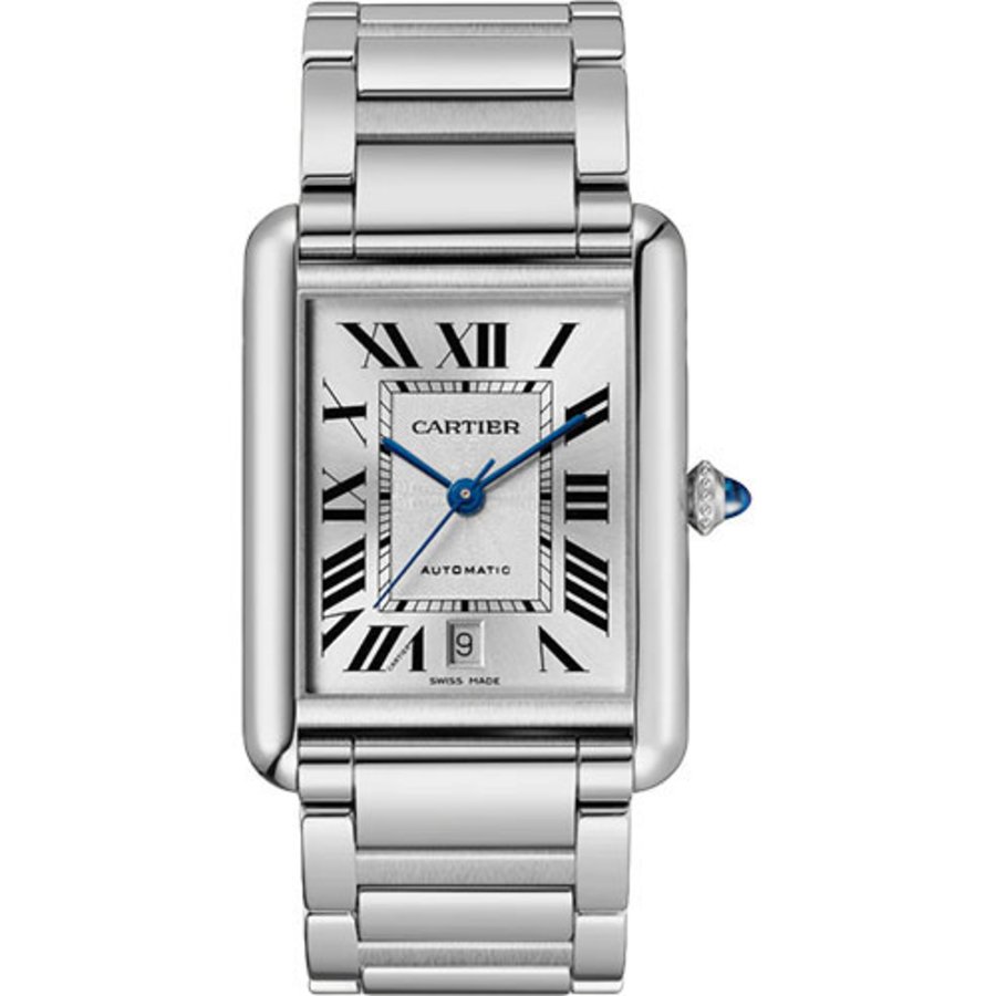 Cartier Tank Must WSTA0053 31MM Silver Dial Steel Watch